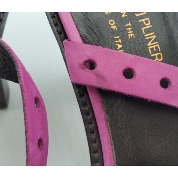 DONALD J PLINER Mountains of Italy Fuschia Pink Vianna Sandal Size 8M - Picture 7 of 14